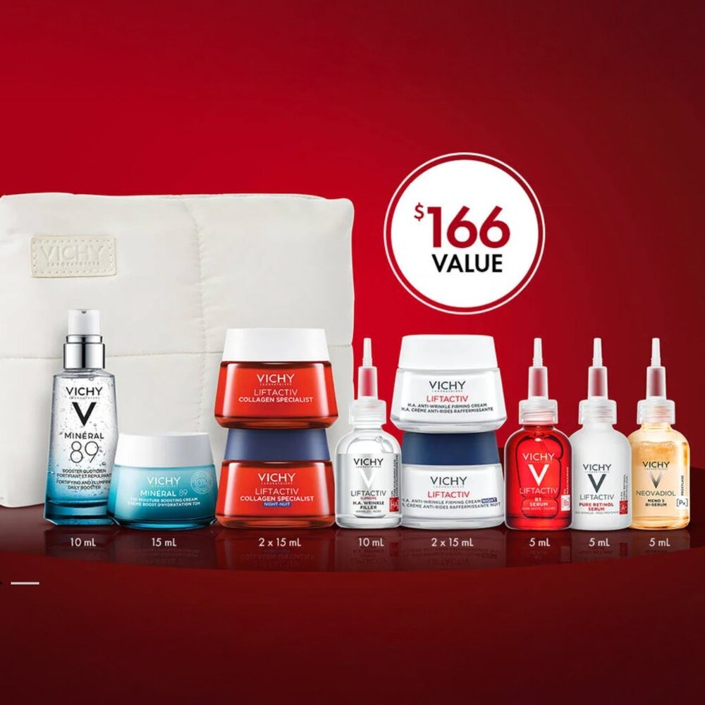 NWT Vichy products (10) with pouch‎